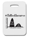 TooLoud Flatten the Curve Graph Thick Plastic Luggage Tag-Luggage Tag-TooLoud-Davson Sales
