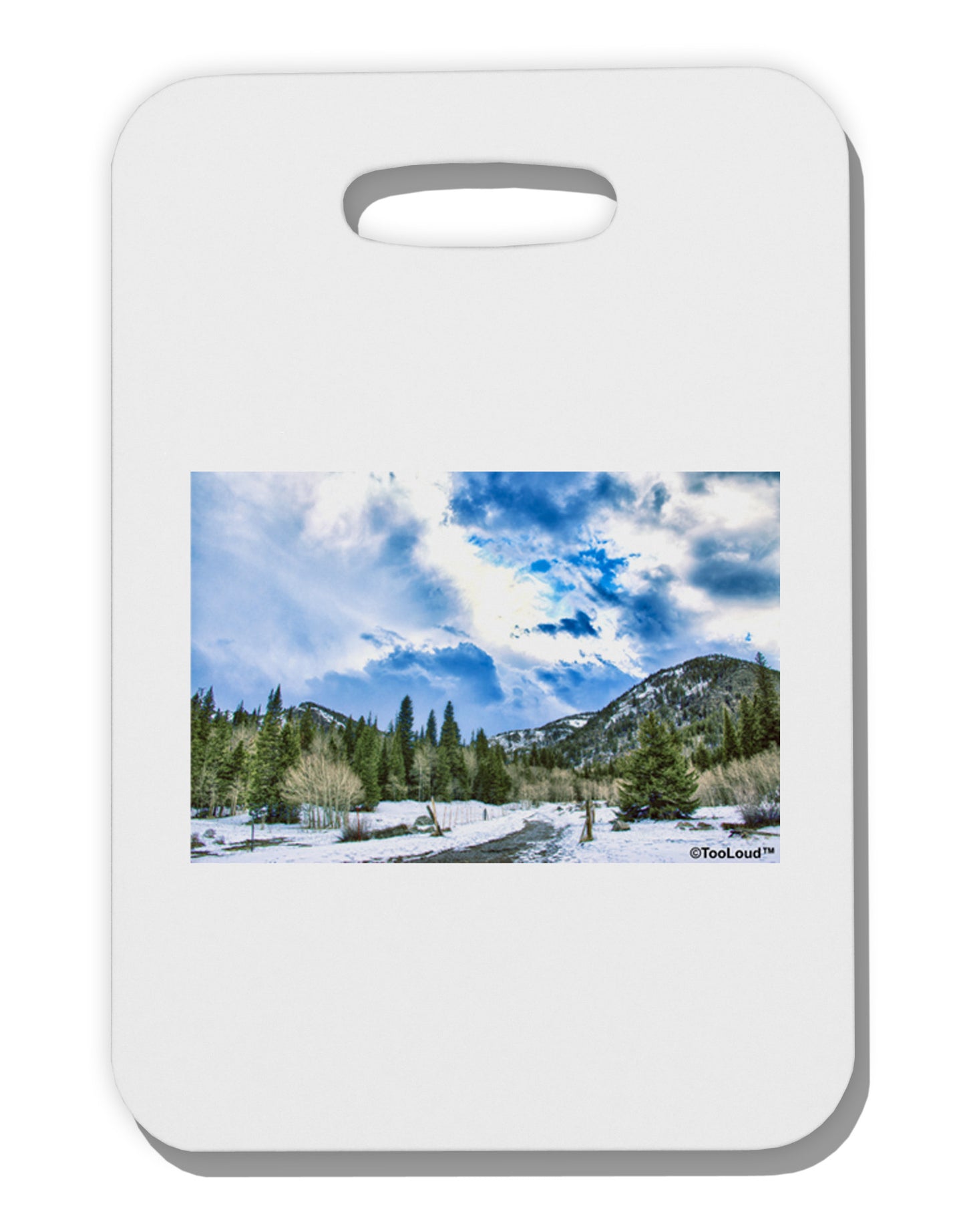 El Dora CO Thick Plastic Luggage Tag-Luggage Tag-TooLoud-White-One Size-Davson Sales
