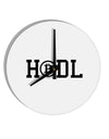 TooLoud HODL Bitcoin 10 Inch Round Wall Clock-Wall Clock-TooLoud-Davson Sales
