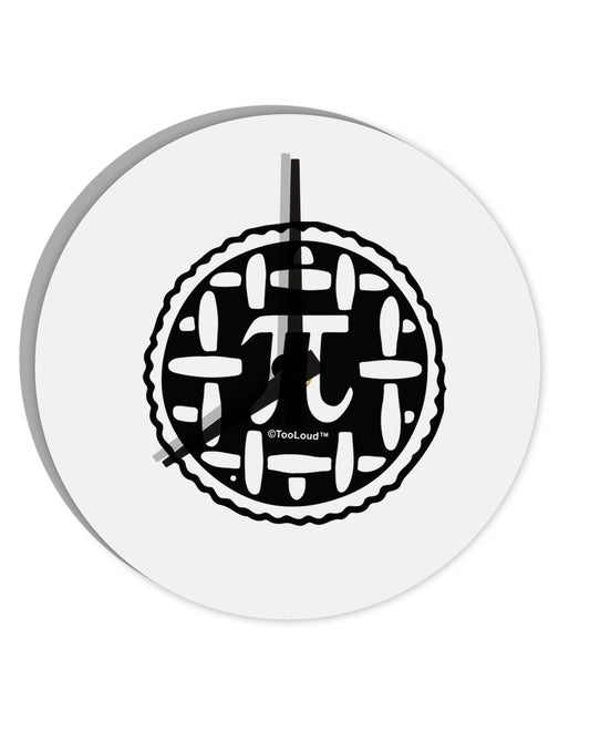 TooLoud Pi Pie 10 Inch Round Wall Clock-Wall Clock-TooLoud-Davson Sales