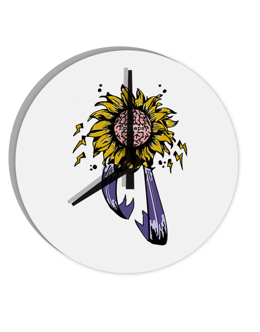TooLoud Epilepsy Awareness 10 Inch Round Wall Clock-Wall Clock-TooLoud-Davson Sales