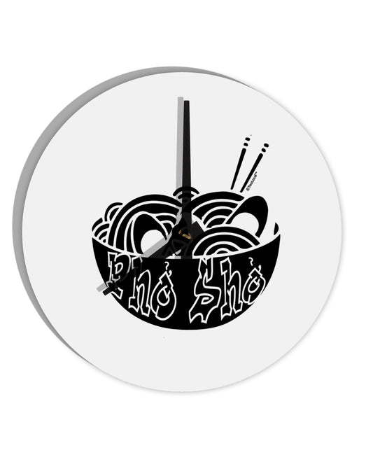 TooLoud Pho Sho 10 Inch Round Wall Clock-Wall Clock-TooLoud-Davson Sales