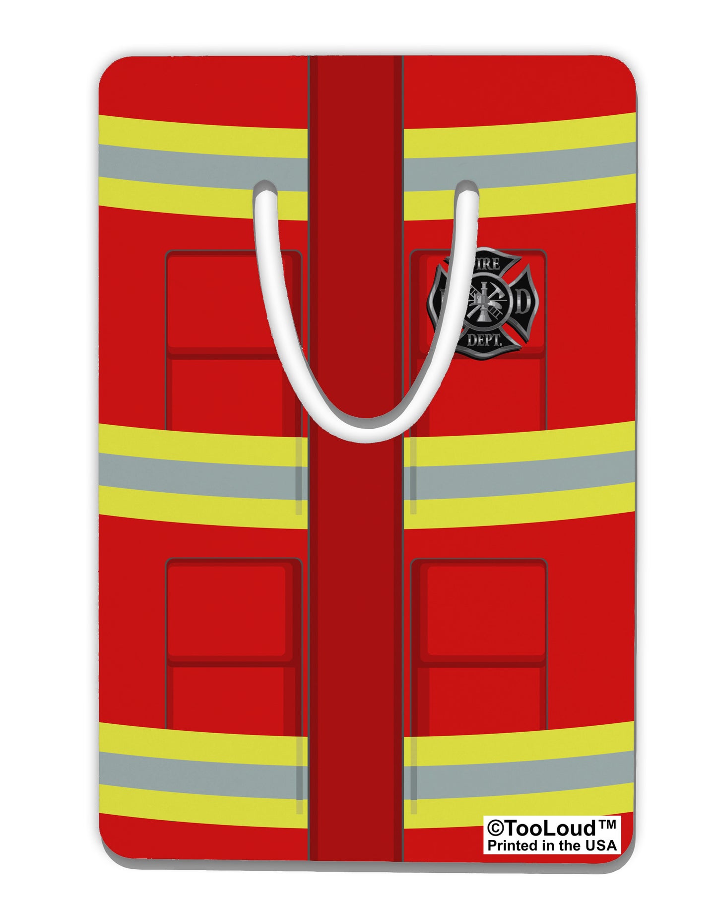 Firefighter Red AOP Aluminum Paper Clip Bookmark All Over Print-Bookmark-TooLoud-White-Davson Sales