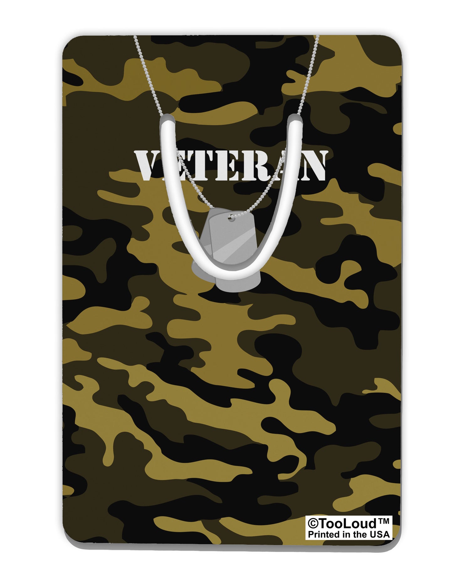 Veteran Dog Tags Aluminum Paper Clip Bookmark All Over Print-Bookmark-TooLoud-White-Davson Sales