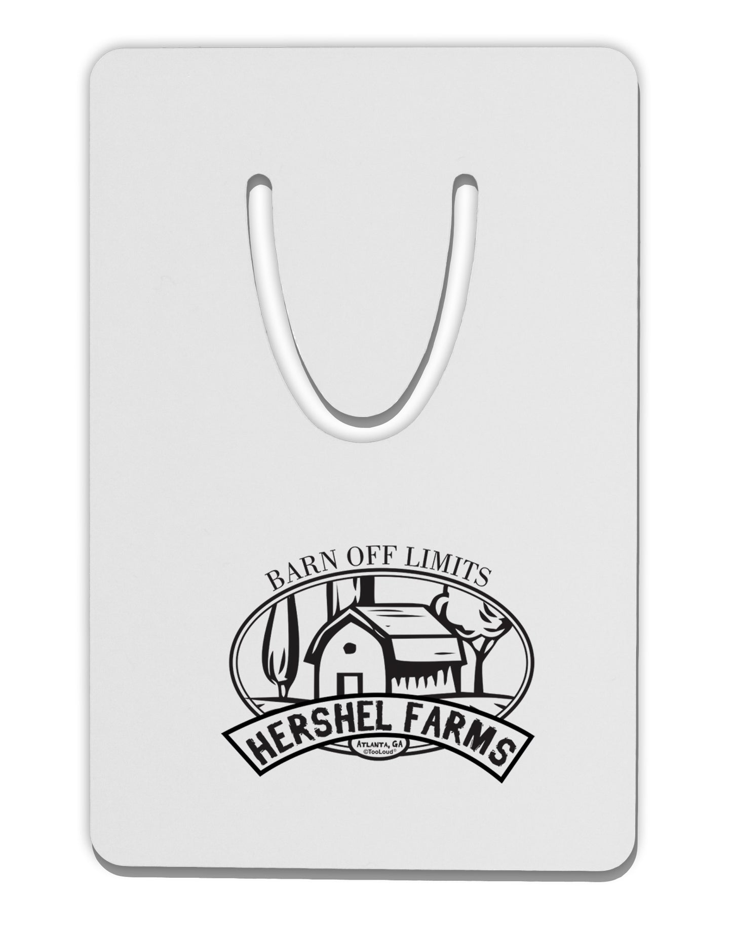 Hershel Farms Aluminum Paper Clip Bookmark by TooLoud-TooLoud-White-Davson Sales