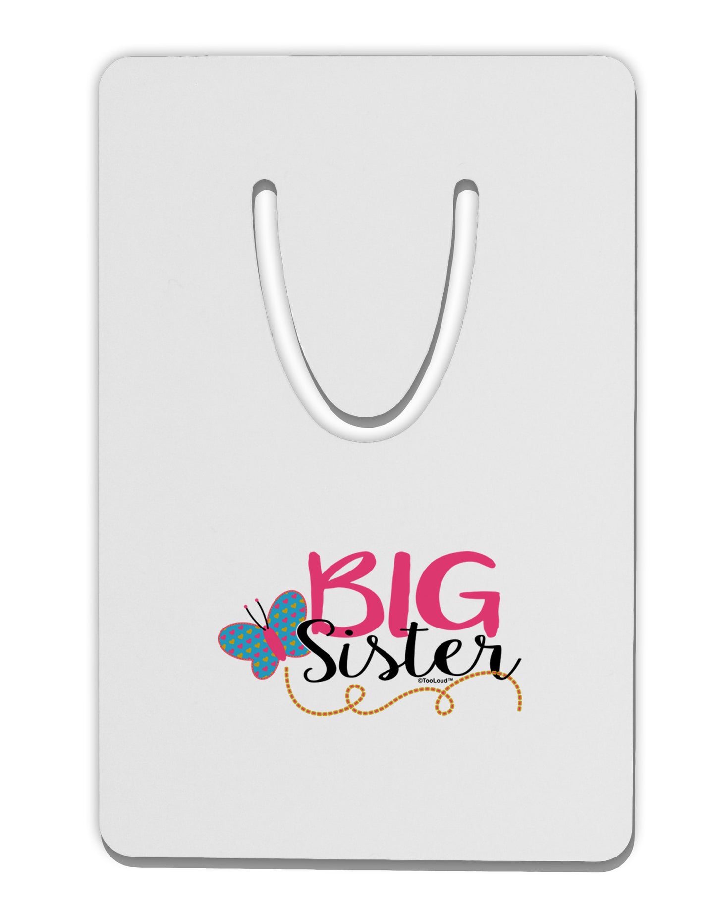 Big Sister Aluminum Paper Clip Bookmark-Bookmark-TooLoud-White-Davson Sales
