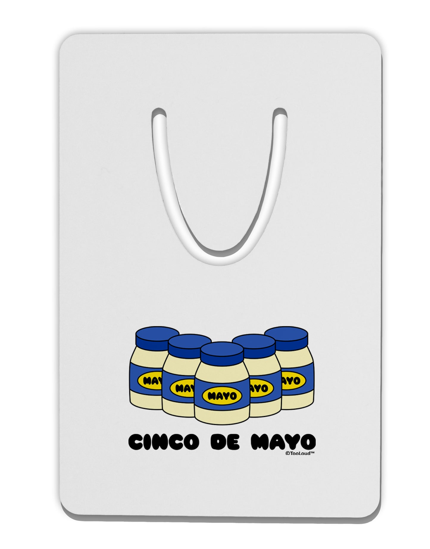 Cinco de Mayo - 5 Mayo Jars Aluminum Paper Clip Bookmark by TooLoud-Bookmark-TooLoud-White-Davson Sales