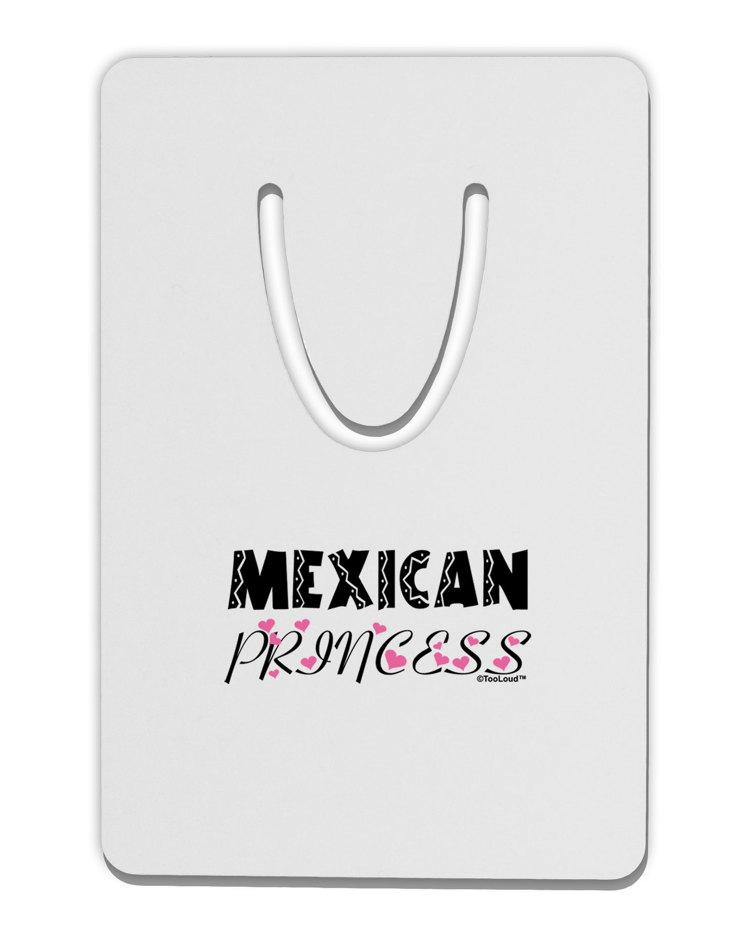 Mexican Princess - Cinco de Mayo Aluminum Paper Clip Bookmark by TooLoud-Bookmark-TooLoud-White-Davson Sales