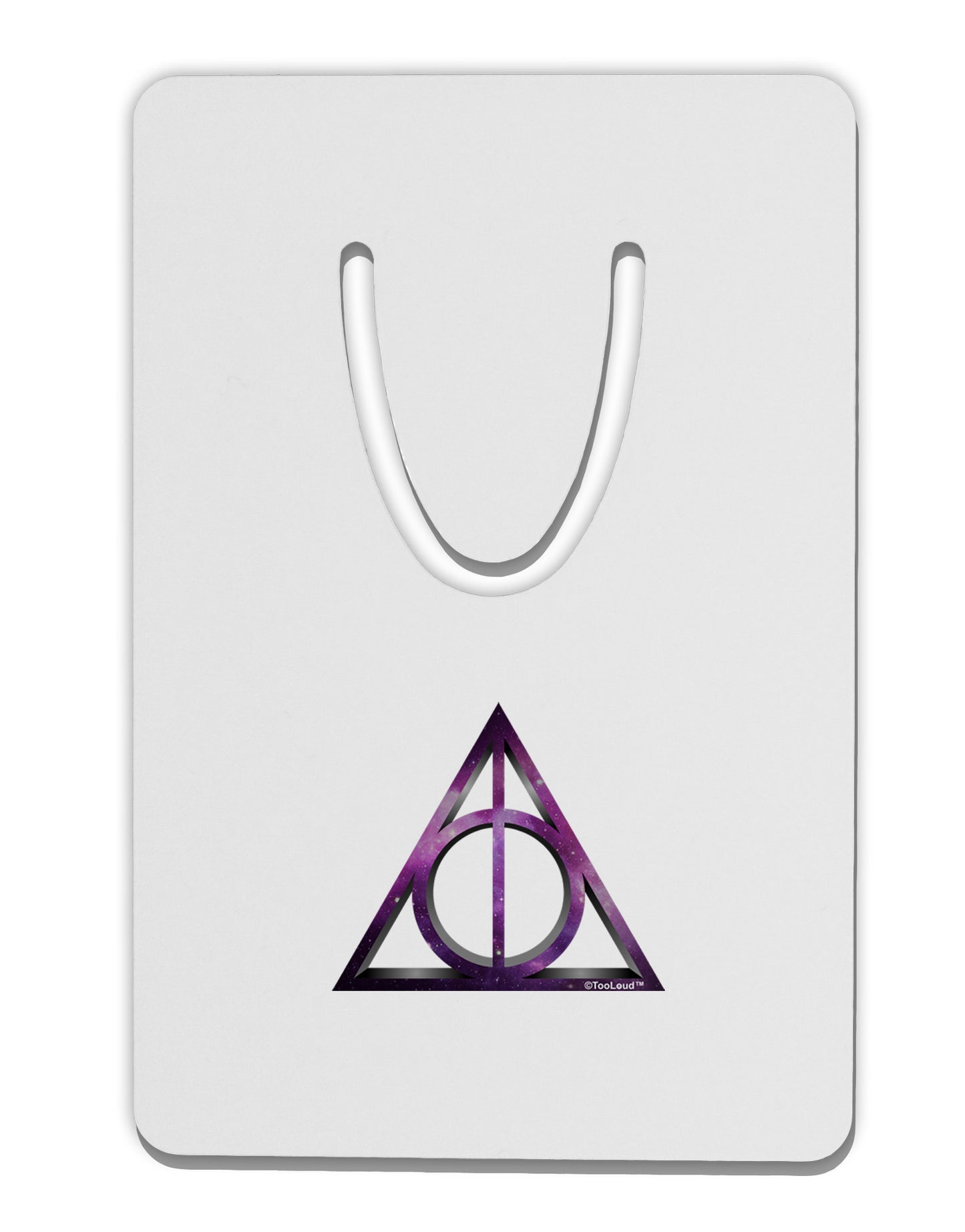 Magic Symbol Aluminum Paper Clip Bookmark-Bookmark-TooLoud-White-Davson Sales