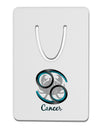 Cancer Symbol Aluminum Paper Clip Bookmark-Bookmark-TooLoud-White-Davson Sales