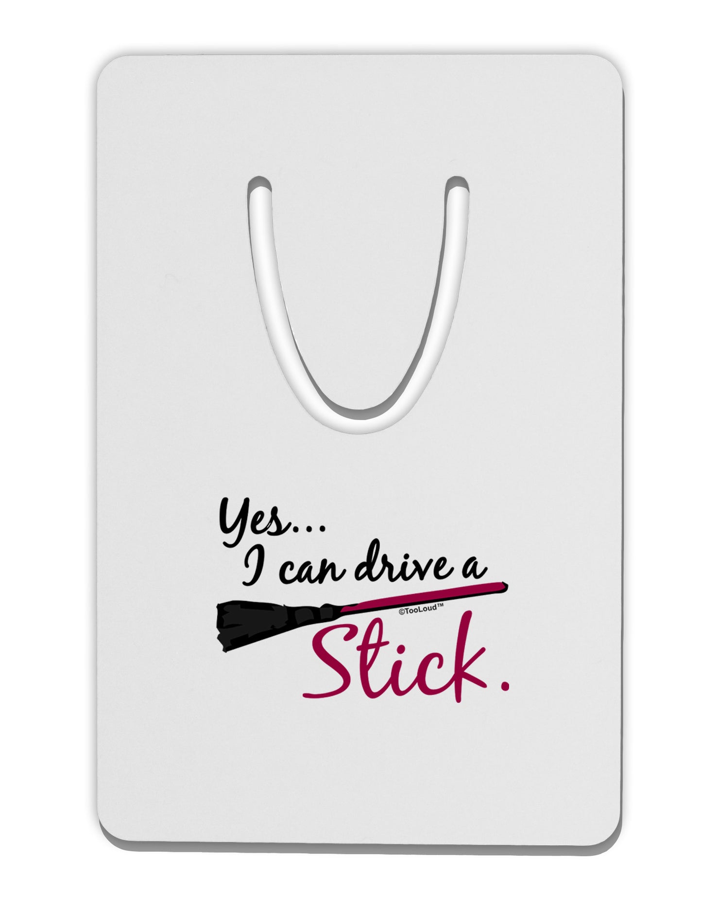 Drive Stick Pink Aluminum Paper Clip Bookmark-Bookmark-TooLoud-White-Davson Sales