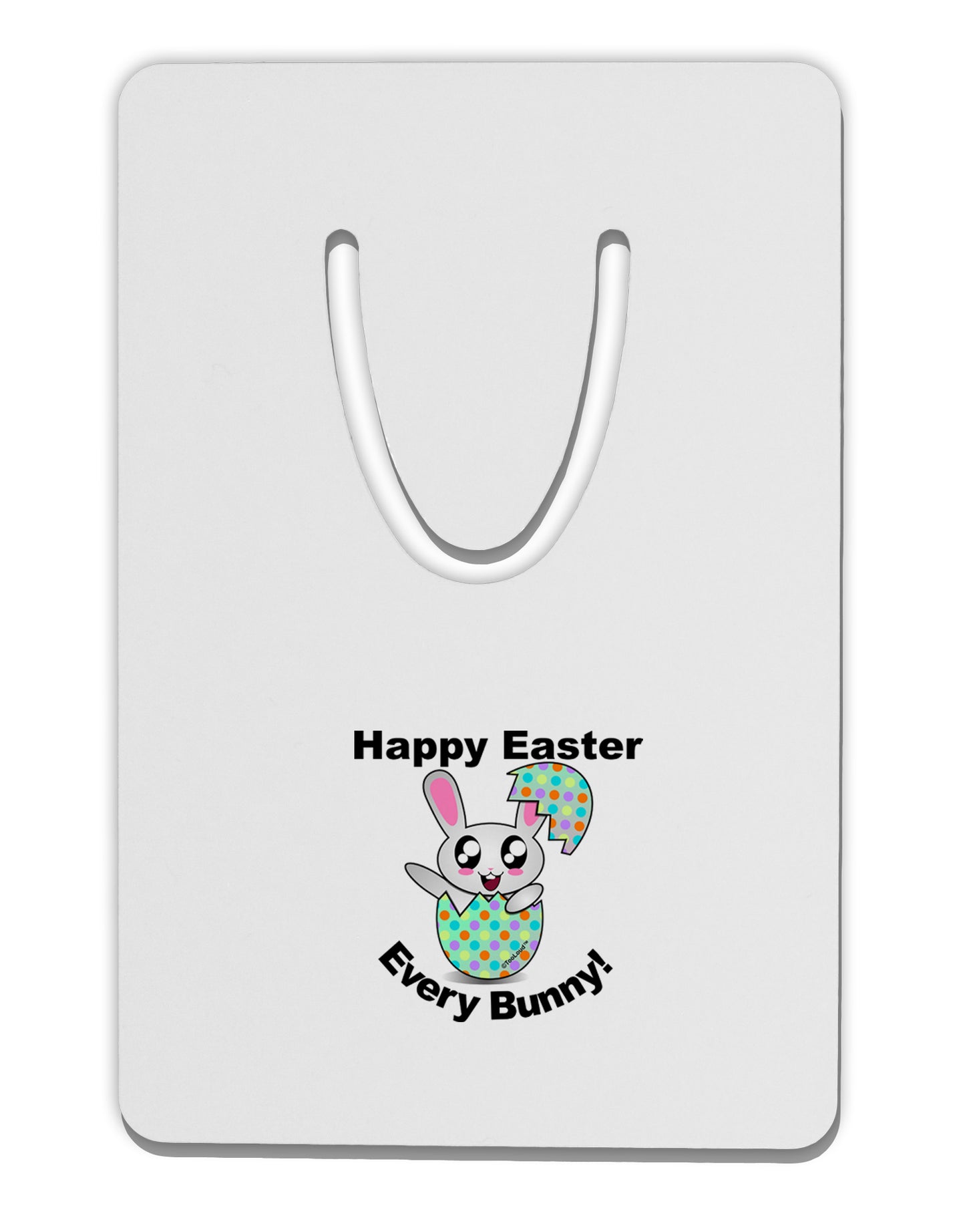 Happy Easter Every Bunny Aluminum Paper Clip Bookmark by TooLoud-TooLoud-White-Davson Sales