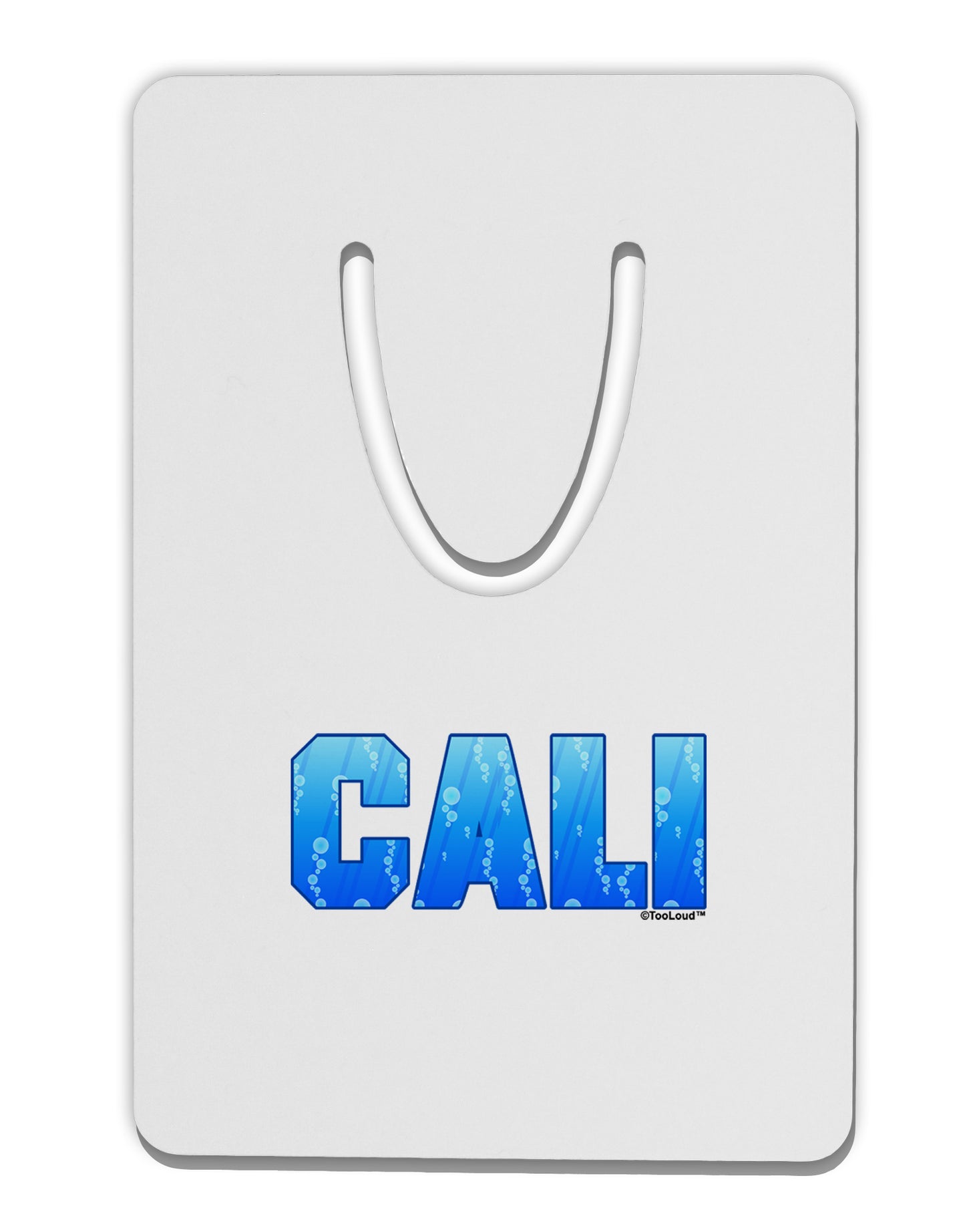 Cali Ocean Bubbles Aluminum Paper Clip Bookmark by TooLoud-Bookmark-TooLoud-White-Davson Sales
