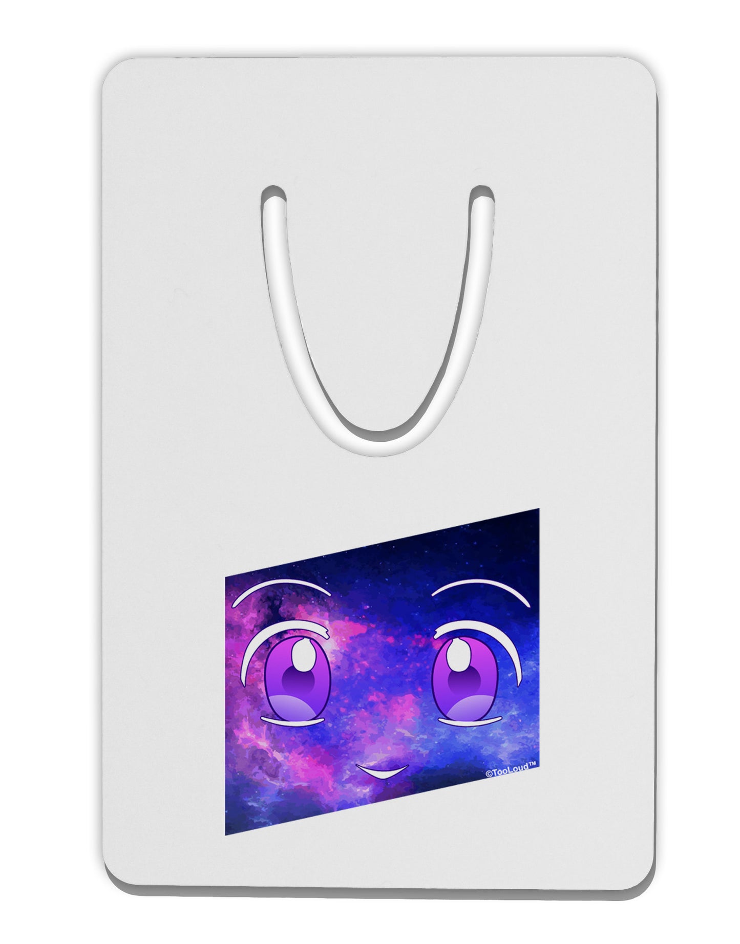 Cute Cosmic Eyes Aluminum Paper Clip Bookmark-Bookmark-TooLoud-White-Davson Sales
