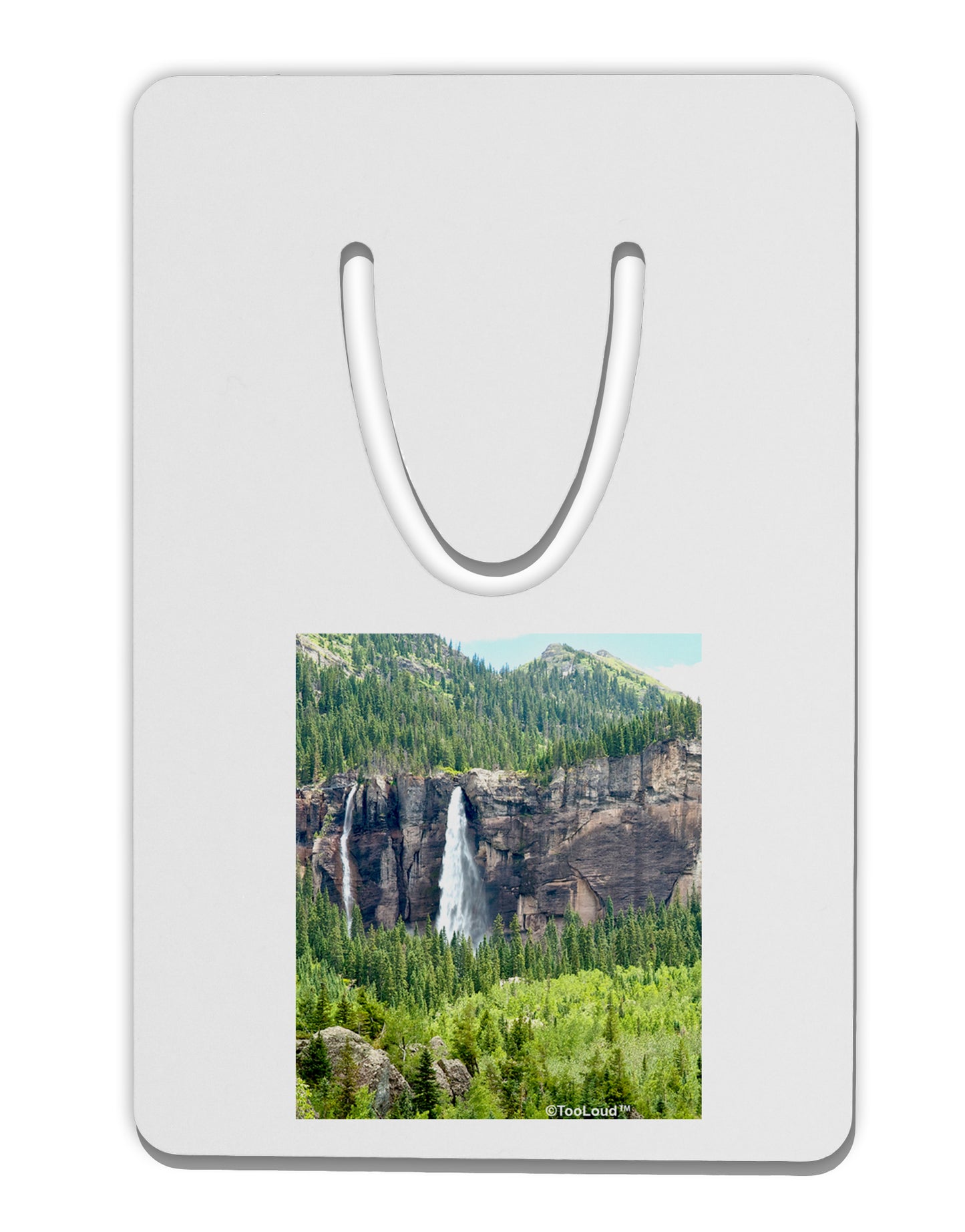 Beautiful Cliffs Nature Aluminum Paper Clip Bookmark by TooLoud-Bookmark-TooLoud-White-Davson Sales