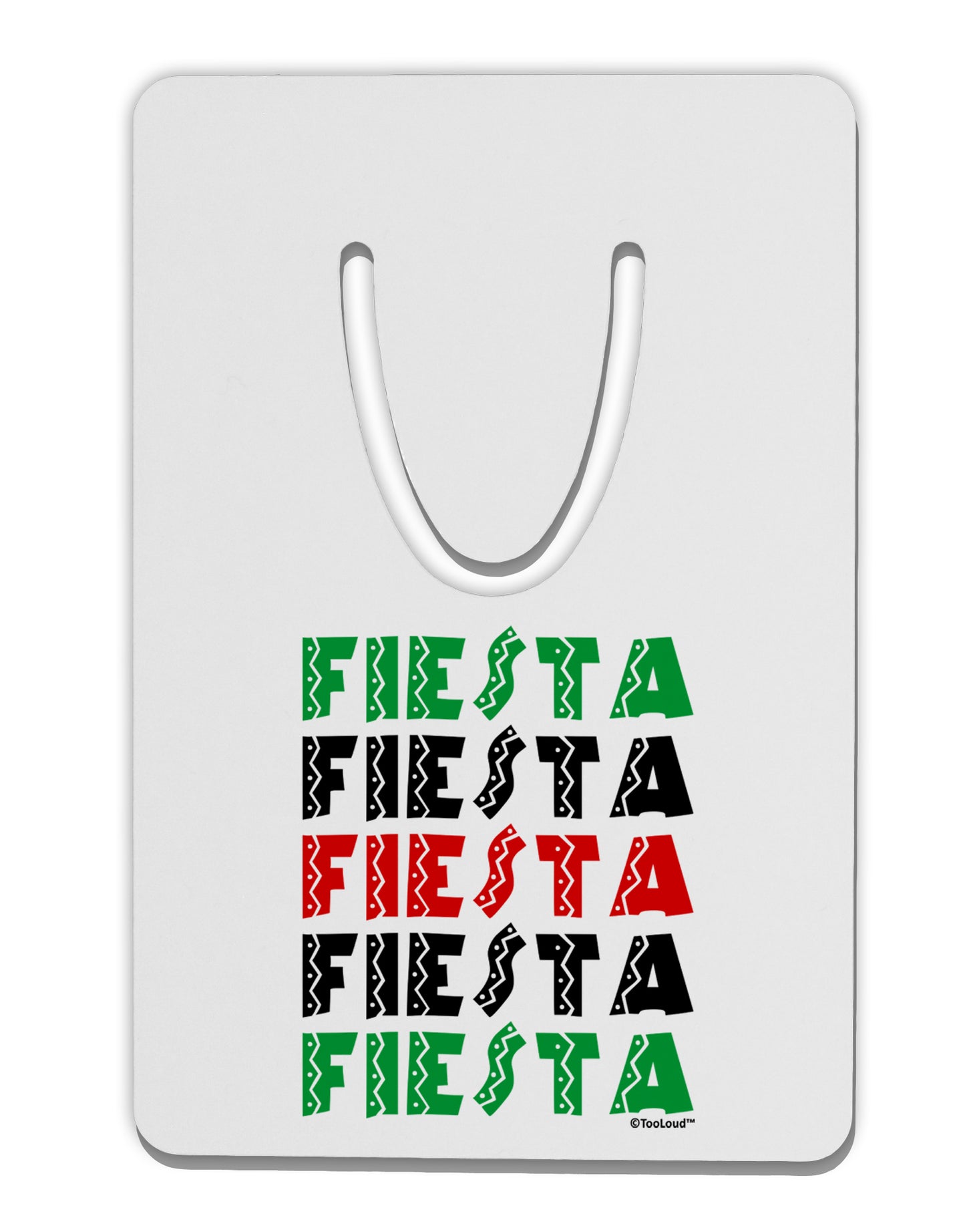 Cinco Fiestas Aluminum Paper Clip Bookmark by TooLoud-Bookmark-TooLoud-White-Davson Sales