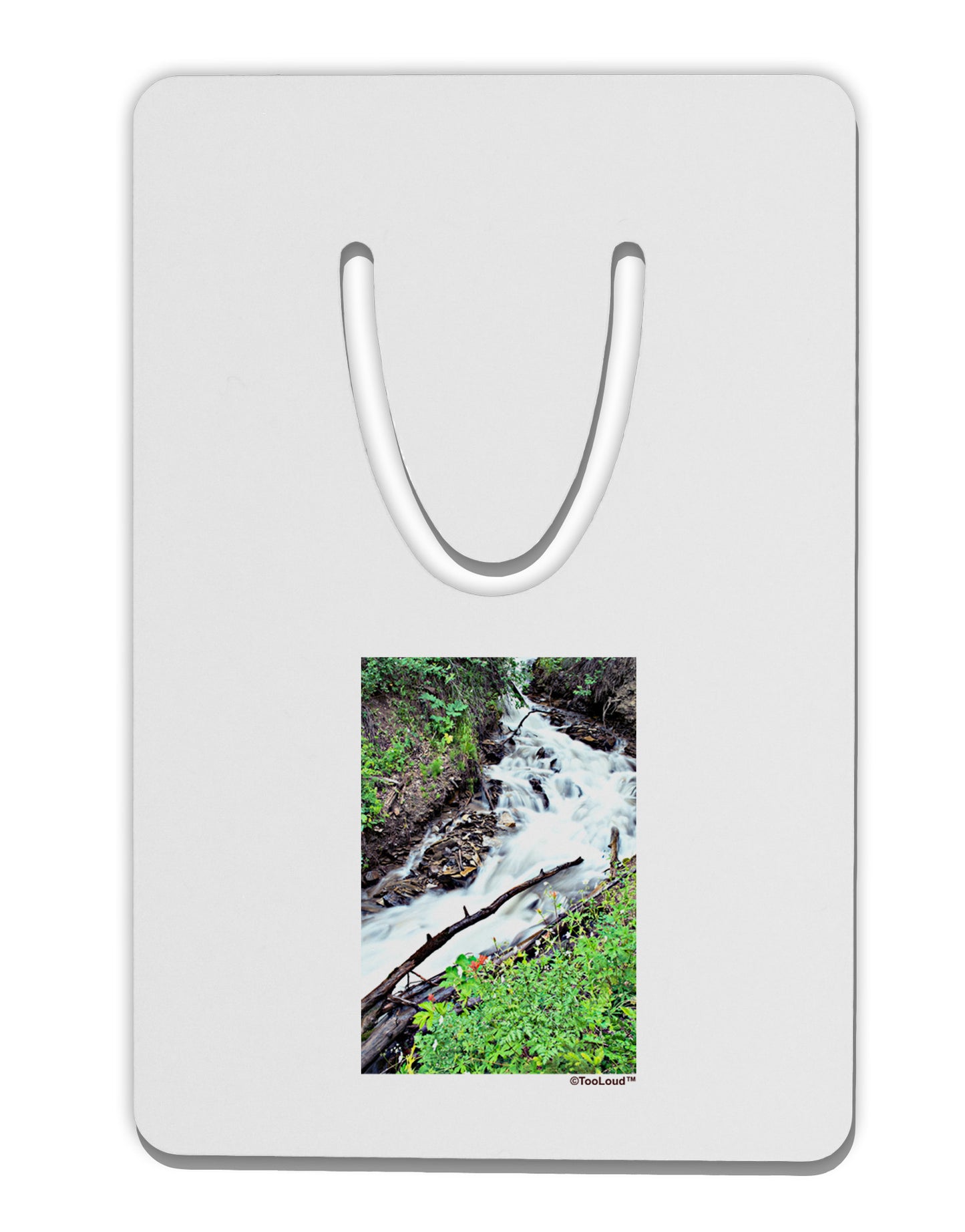 Colorado White River Aluminum Paper Clip Bookmark-Bookmark-TooLoud-White-Davson Sales