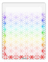 Chakra Flower of Life on White Aluminum Dry Erase Board All Over Print-Dry Erase Board-TooLoud-White-Davson Sales