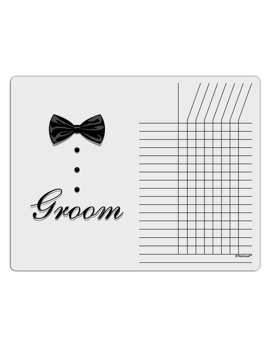 Tuxedo - Groom Chore List Grid Dry Erase Board-Dry Erase Board-TooLoud-White-Davson Sales