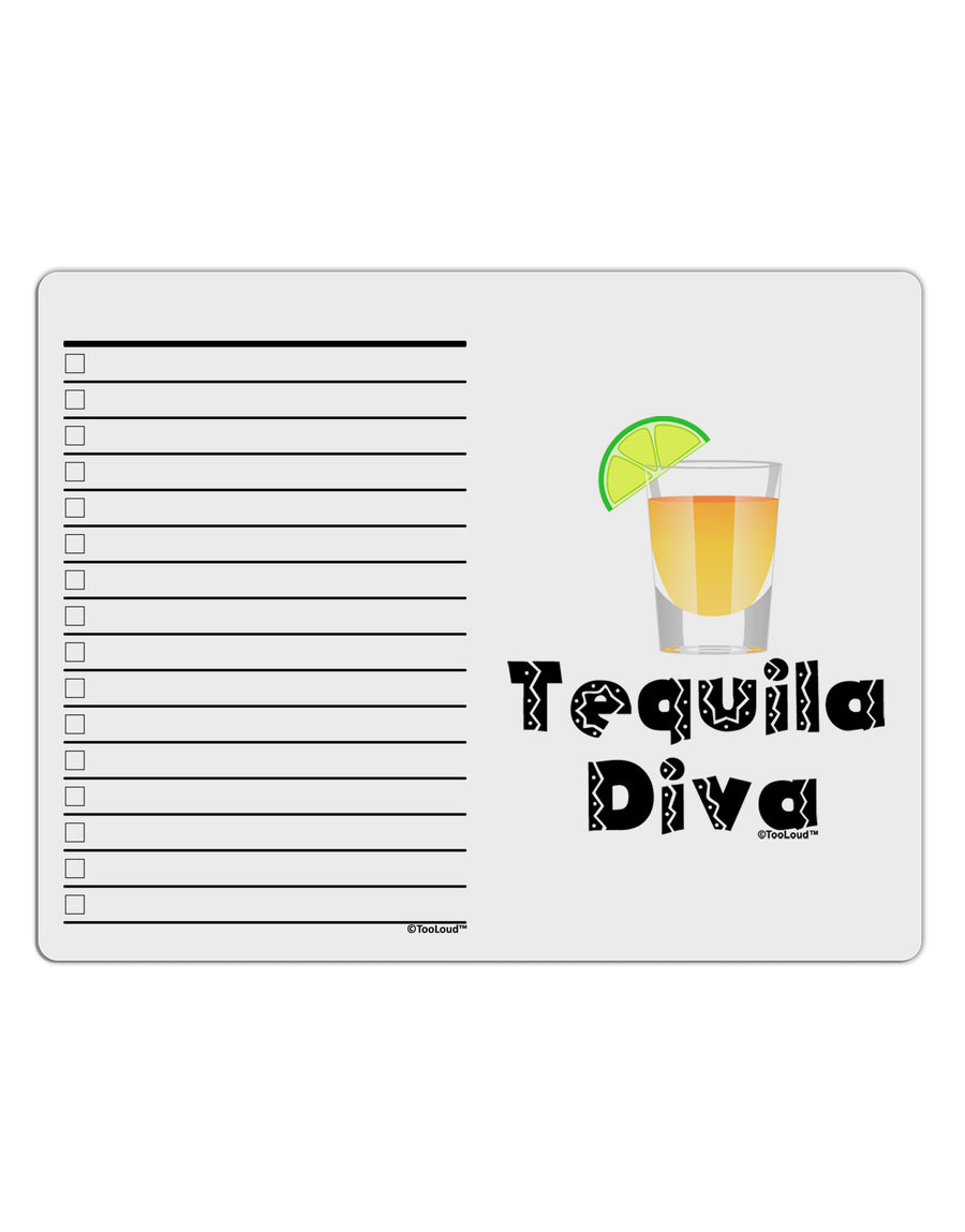 Tequila Diva - Cinco de Mayo Design To Do Shopping List Dry Erase Board by TooLoud-Dry Erase Board-TooLoud-White-Davson Sales