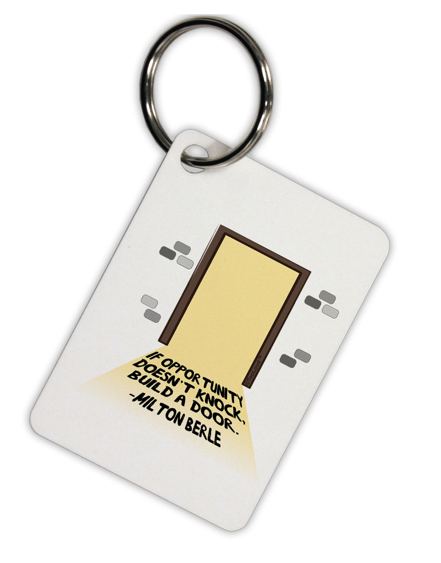 Build A Door Aluminum Keyring Tag-Keyring-TooLoud-Davson Sales