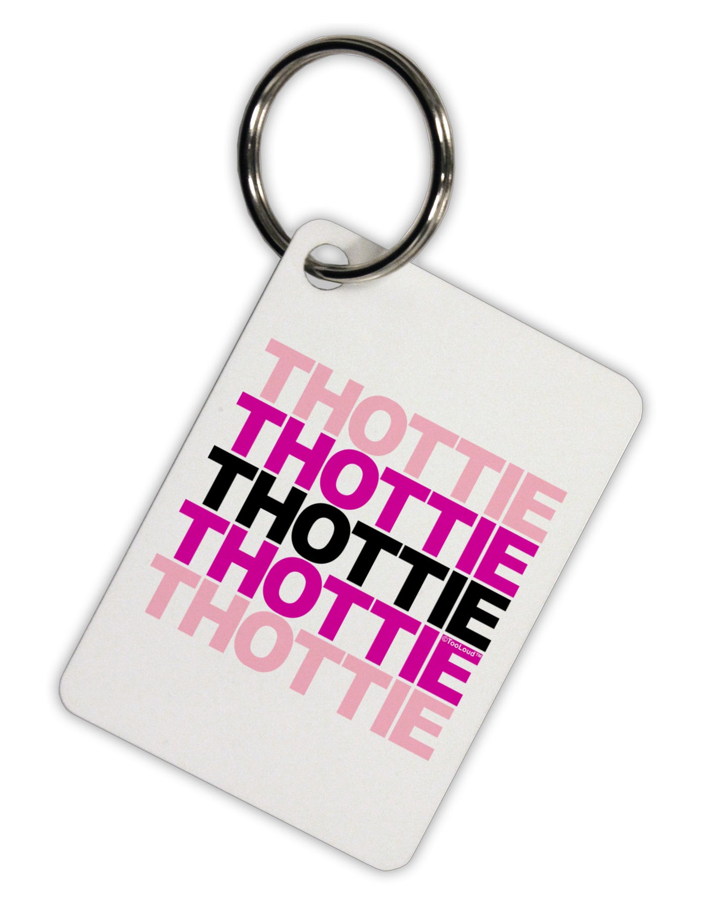 THOTTIE Aluminum Keyring Tag-Keyring-TooLoud-White-Davson Sales