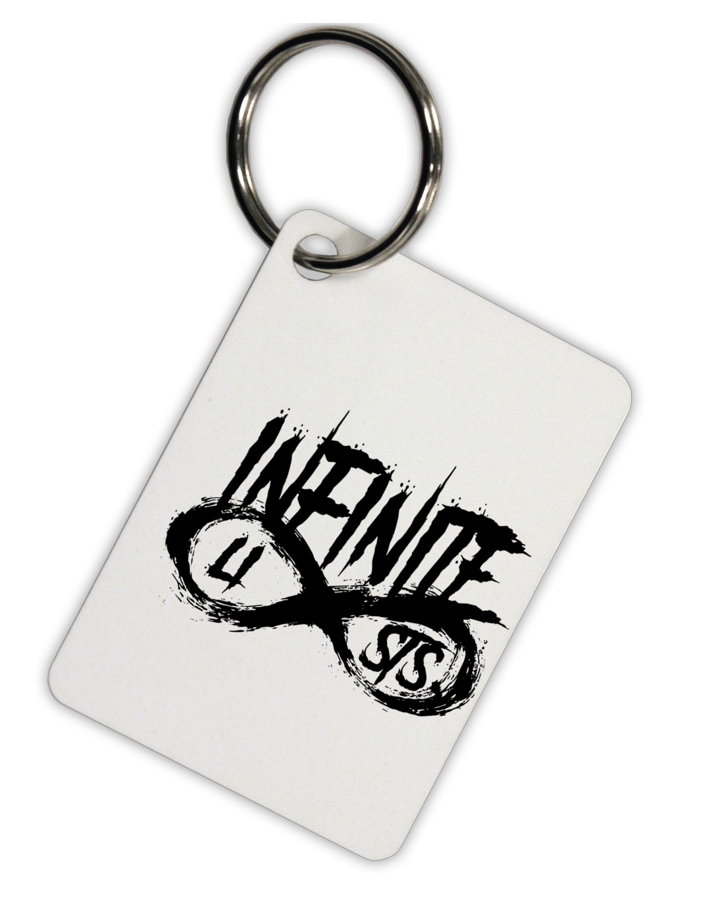 Infinite Lists Aluminum Keyring Tag by TooLoud-TooLoud-Davson Sales