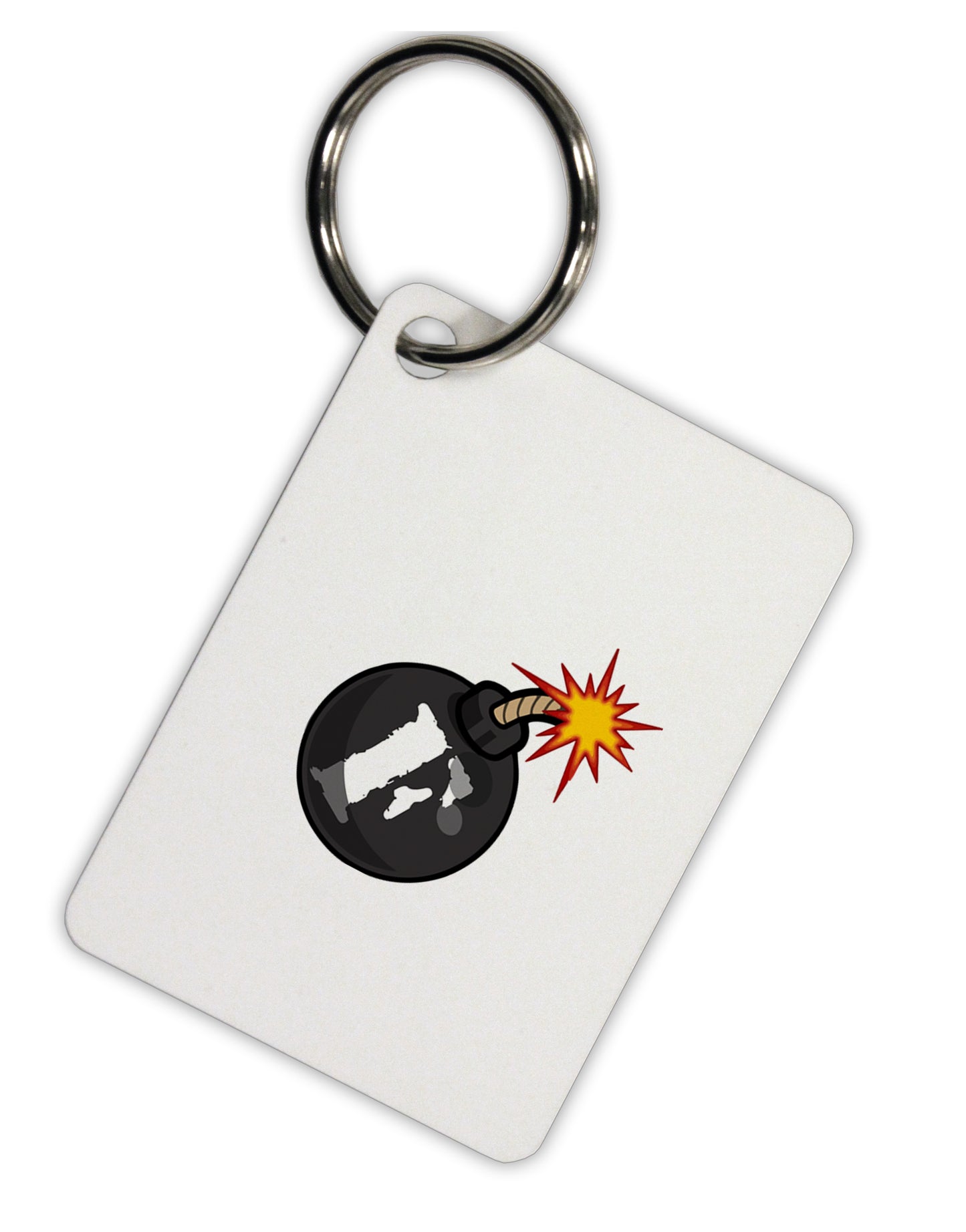 F-Bomb Funny Aluminum Keyring Tag by TooLoud-TooLoud-Davson Sales
