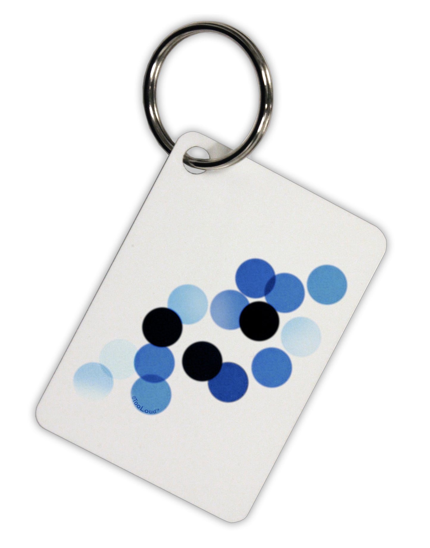 Inverted Bokeh Aluminum Keyring Tag by TooLoud-TooLoud-White-Davson Sales