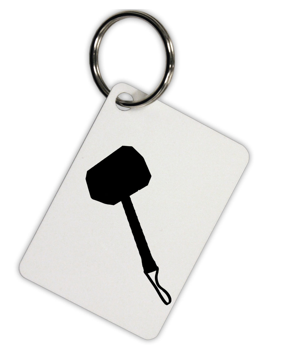 Thors Hammer Nordic Runes Lucky Odin Mjolnir Valhalla Aluminum Keyring Tag by TooLoud-TooLoud-Davson Sales