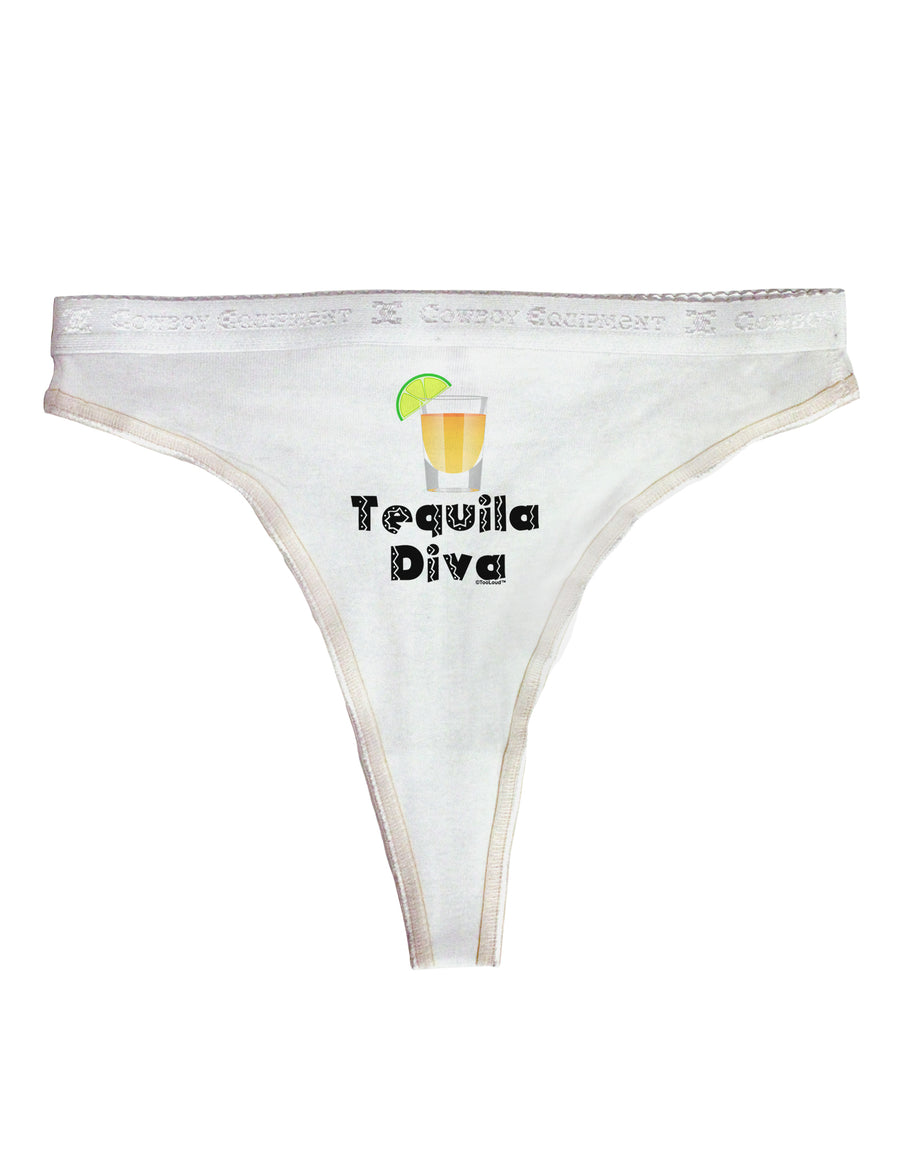 Tequila Diva - Cinco de Mayo Design Womens Thong Underwear by TooLoud-Womens Thong-TooLoud-White-X-Small-Davson Sales