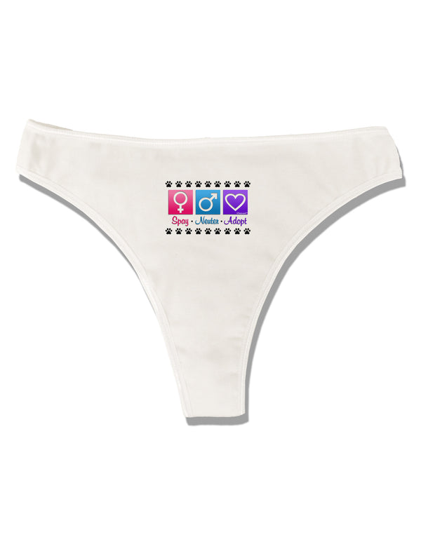 Spay Neuter Adopt Womens Thong Underwear - Davson Sales