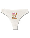 Lick Me Till Ice Cream Womens Thong Underwear-Womens Thong-TooLoud-White-X-Small-Davson Sales
