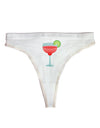 Red Margarita with Lime - Cinco de Mayo Womens Thong Underwear by TooLoud-Womens Thong-TooLoud-White-X-Small-Davson Sales