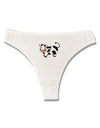 Cute Cow Womens Thong Underwear-Womens Thong-TooLoud-White-X-Small-Davson Sales