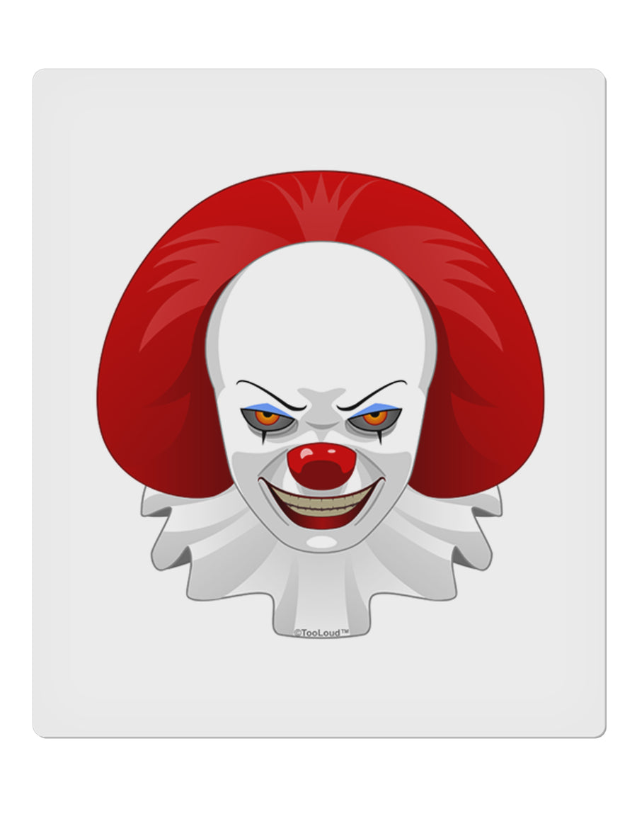 Scary Clown Face B - Halloween 9 x 10.5&#xBB; Rectangular Static Wall Cling-Static Wall Cling-TooLoud-White-Davson Sales