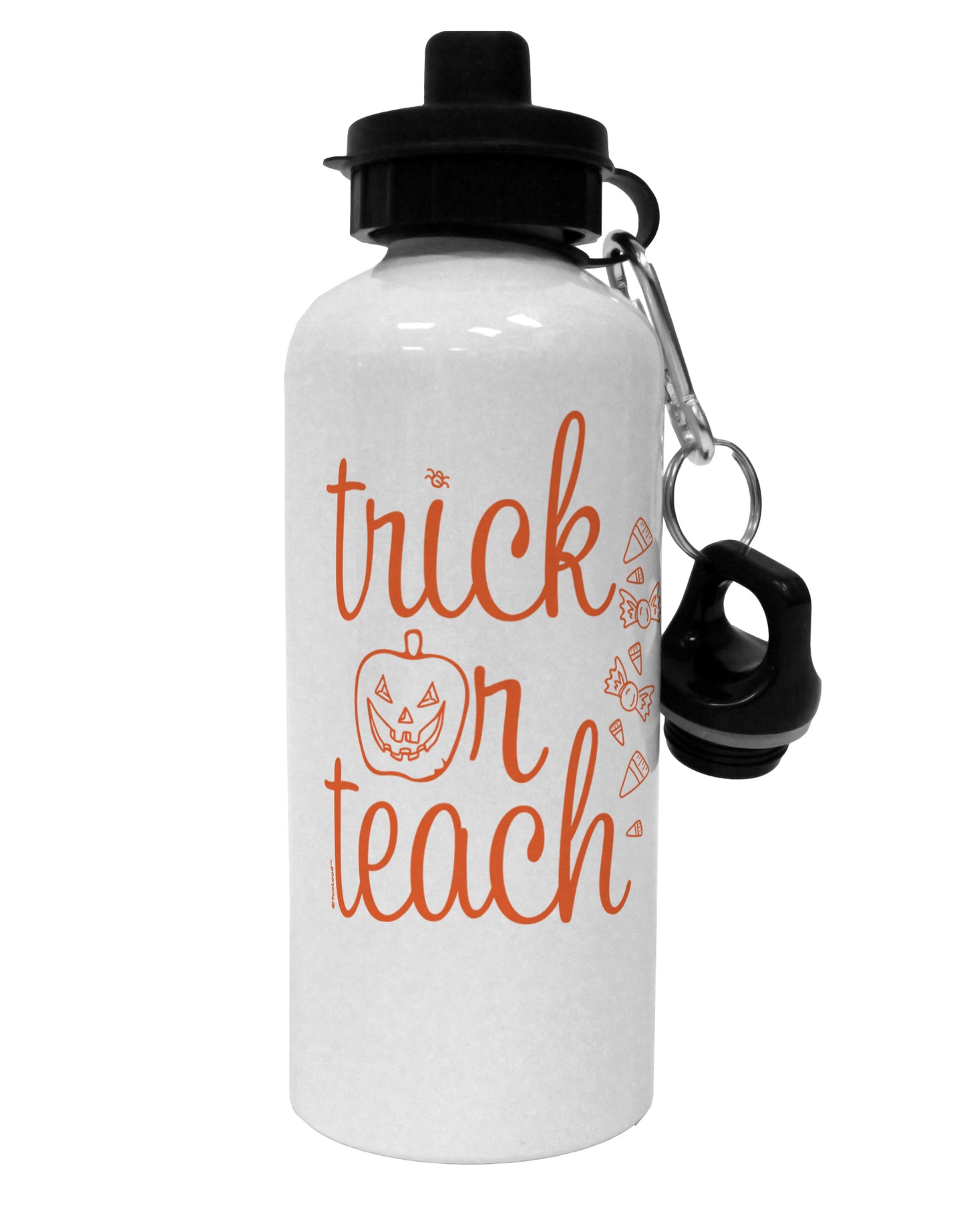 TooLoud Trick or Teach Aluminum 600ml Water Bottle-Water Bottles-TooLoud-Davson Sales