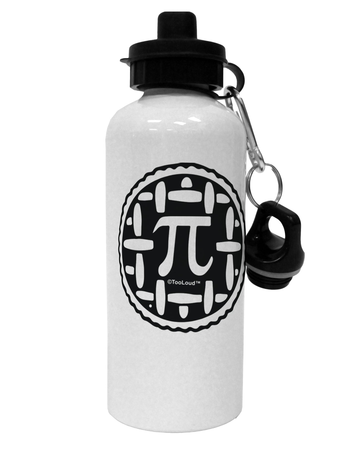 TooLoud Pi Pie Aluminum 600ml Water Bottle-Water Bottles-TooLoud-Davson Sales
