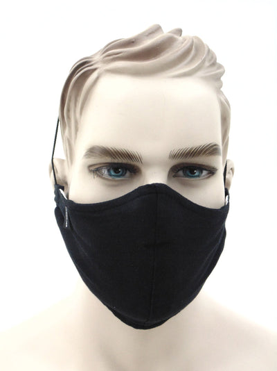 Adjustable Elastic Fabric Face Mask with Clasp (Won't Hurt Ears)-face mask-Any Mask-Black-Davson Sales