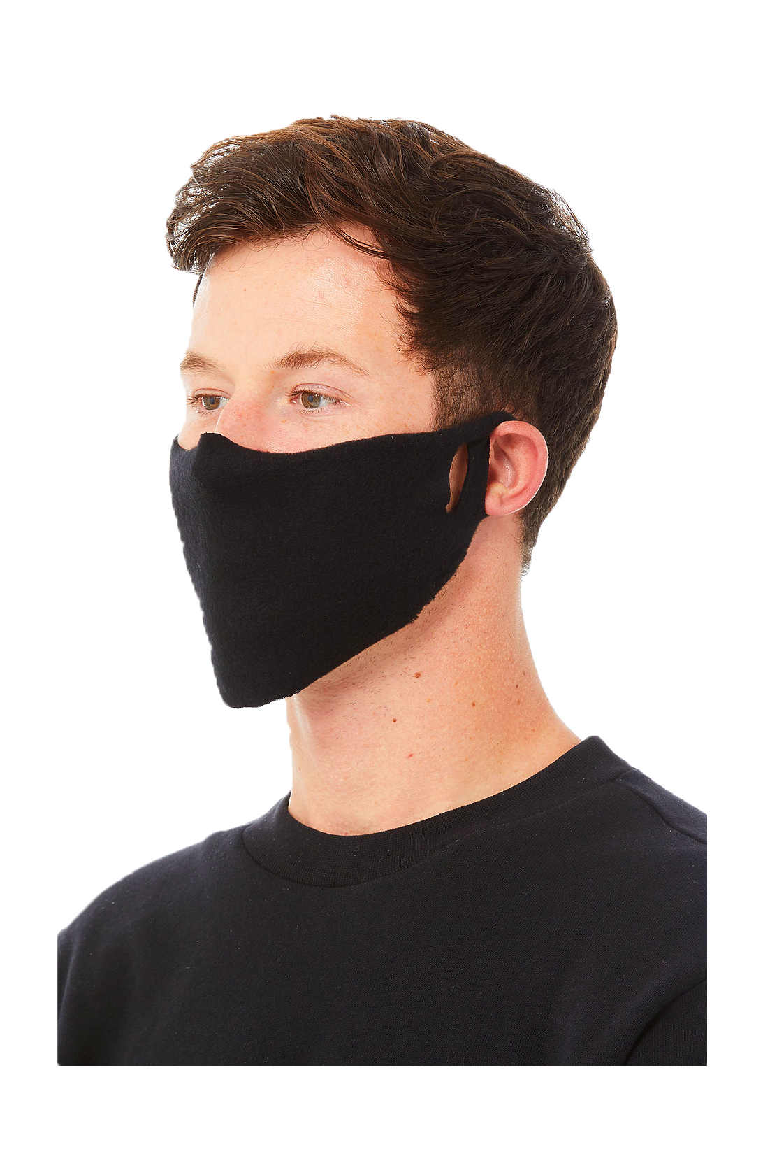 Guard Fleece Fabric Face Mask PACK OF 10 Face Covers-face mask-AnyMask.com-Black-In stock-10-Pack-Davson Sales