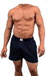 LOBBO French Terry Gym Short for Men-mens shorts-LOBBO-Small-Navy-Blue-Davson Sales