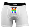 Sorry Girls I Like Boys Gay Rainbow Boxer Briefs-Boxer Briefs-TooLoud-White-Small-Davson Sales