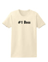 #1 Boss Text - Boss Day Womens T-Shirt-Womens T-Shirt-TooLoud-Natural-X-Small-Davson Sales