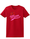 #1 Mom Womens Dark T-Shirt-TooLoud-Red-X-Small-Davson Sales