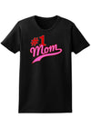#1 Mom Womens Dark T-Shirt-TooLoud-Black-X-Small-Davson Sales