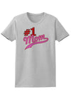 #1 Mom Womens T-Shirt-Womens T-Shirt-TooLoud-AshGray-X-Small-Davson Sales