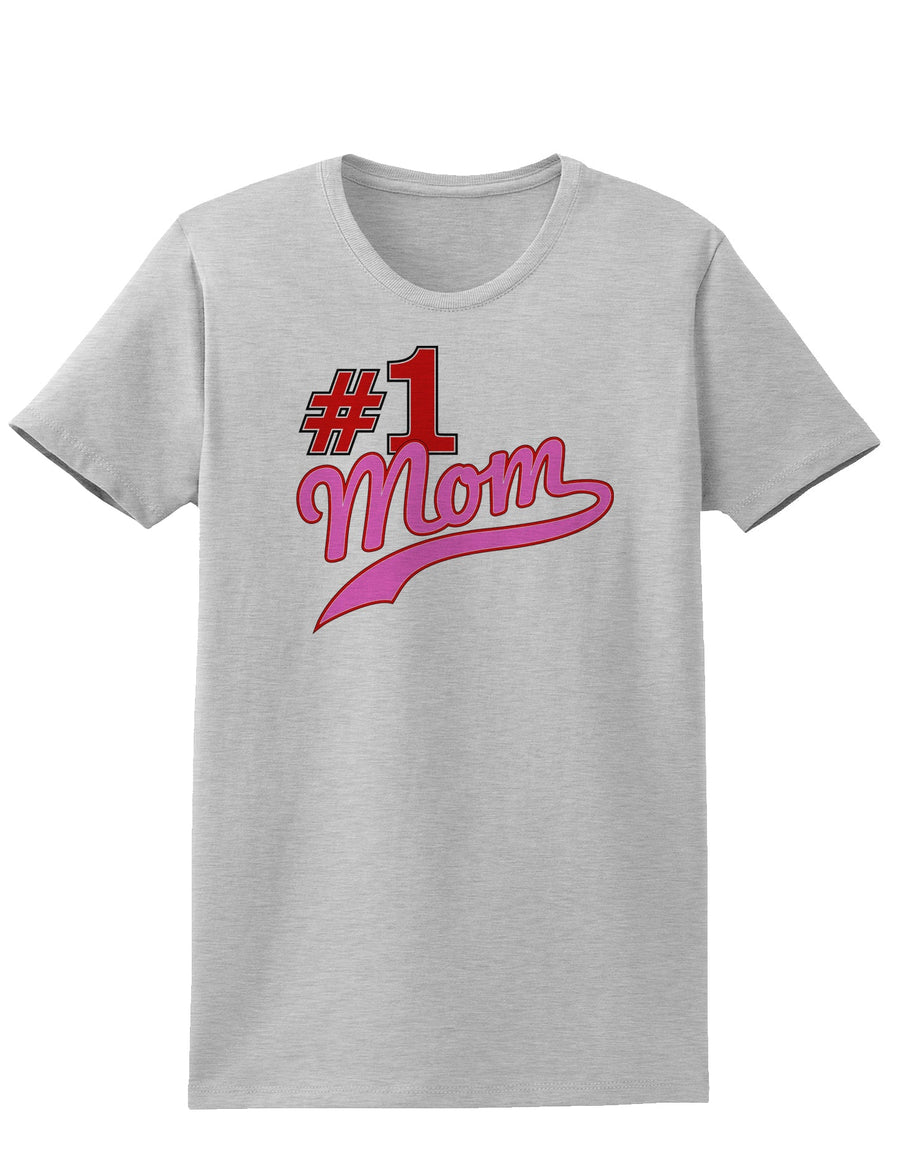 #1 Mom Womens T-Shirt-Womens T-Shirt-TooLoud-White-X-Small-Davson Sales
