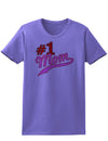 #1 Mom Womens T-Shirt-Womens T-Shirt-TooLoud-Violet-X-Small-Davson Sales