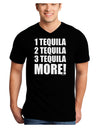 1 Tequila 2 Tequila 3 Tequila More Adult Dark V-Neck T-Shirt by TooLoud