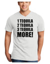 1 Tequila 2 Tequila 3 Tequila More Adult V-Neck T-shirt by TooLoud